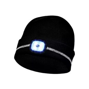 Bonnet d'hiver avec lampe LED