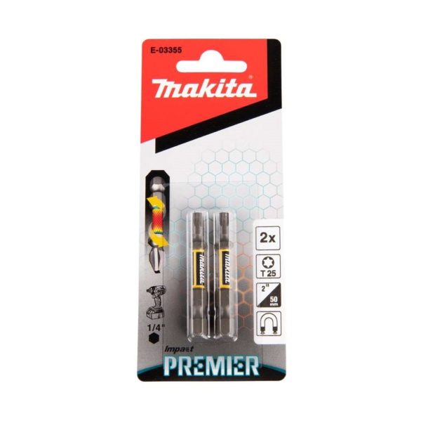 Embouts Impact Premier T25 - Makita E-03355.
