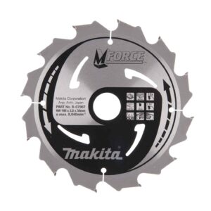 Lame de scie circulaire bois MFORCE 190 x 30 x 12D Makita B-07967