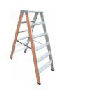 Escabeau double à marches Type 200